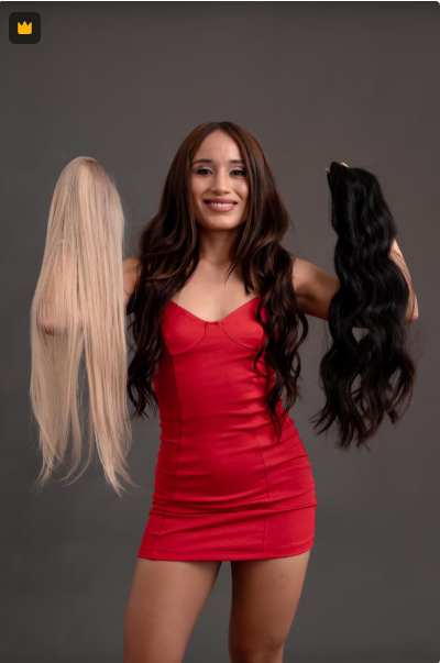 Extensión de Cabello Humano 100% Natural Color #28 | 4.6 Metros de Largo
