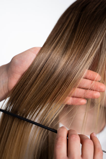 Extensión de Cabello Humano 100% Natural Color #30 | 5 Metros de Largo | Liso y Sedoso | Ideal para Tejido, Keratina y Cortinas